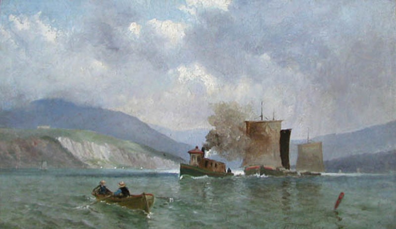 Boats on the Saguenay River
