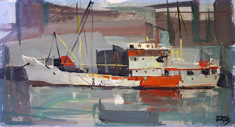 Red and Grey, Gloucester Harbour