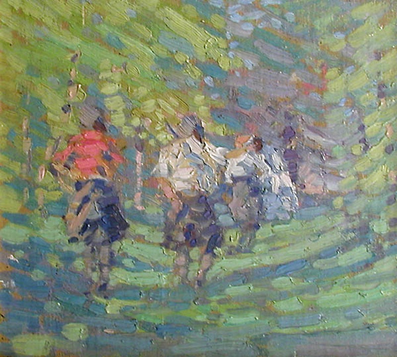 Figures in a Park