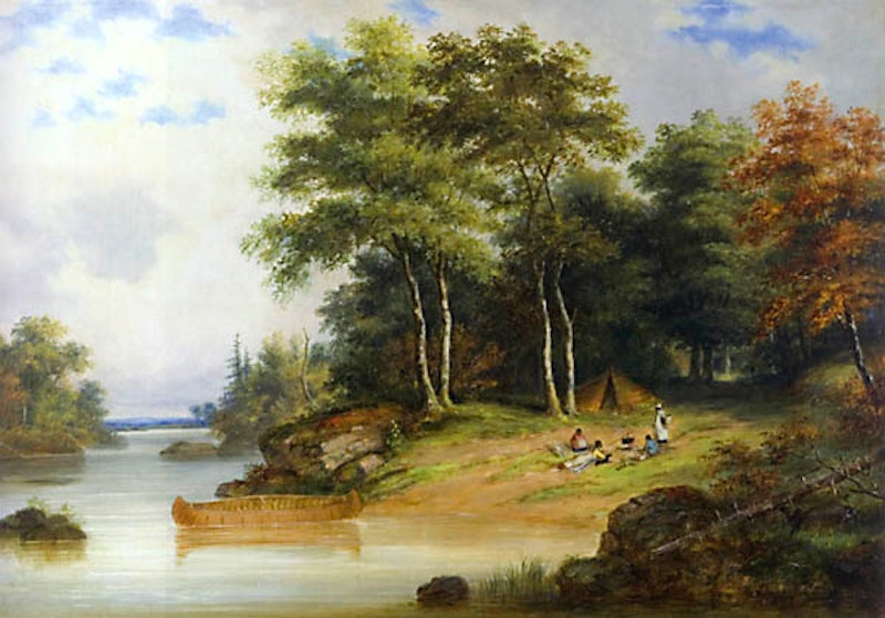 Indian Encampment, Lake Memphramagog Image 1