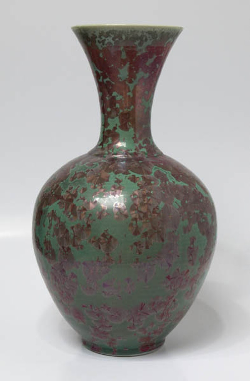 Jade Rubies Tall Neck Vase Image 1