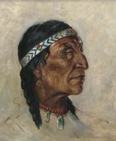 Untitled Portrait (Red Bead Necklace)