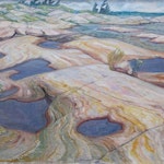 Pools in the Rocks by Doris Jean McCarthy, 1958 oil - (24x30 in)