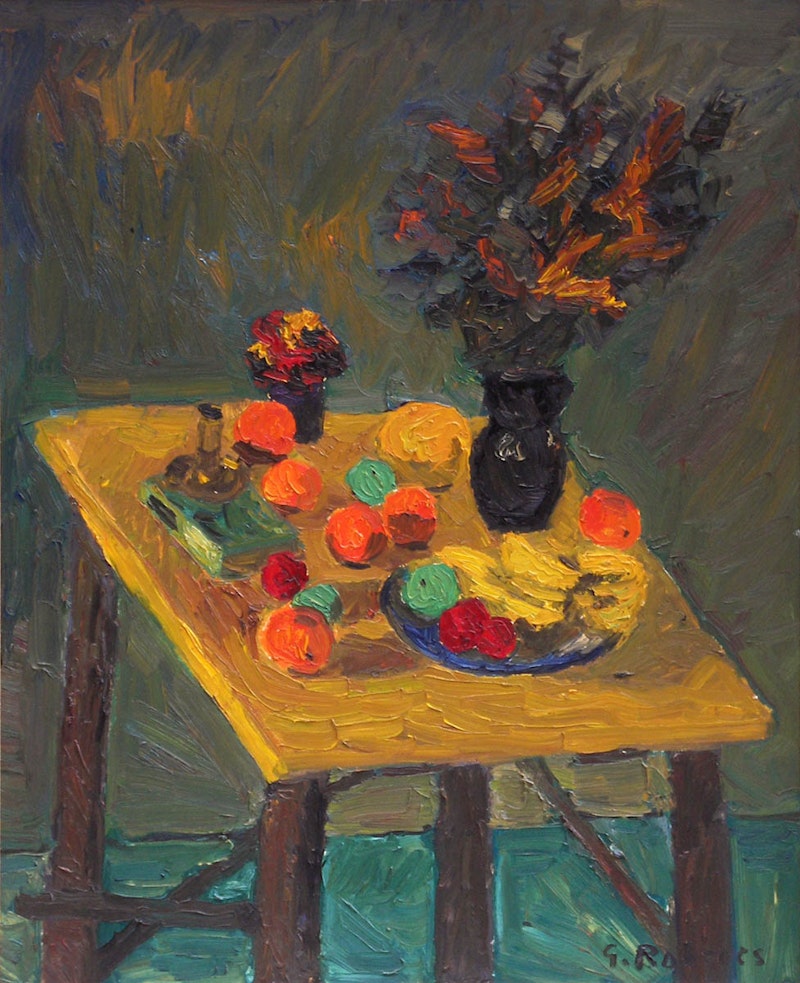 Still Life with Fruit and Flowers Image 1