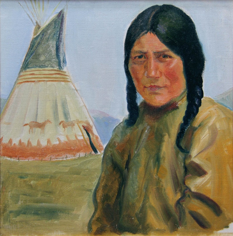 Blackfoot Indian Woman