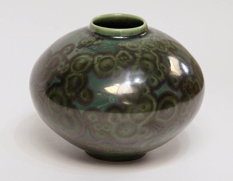Green Bulb Vase Image 1