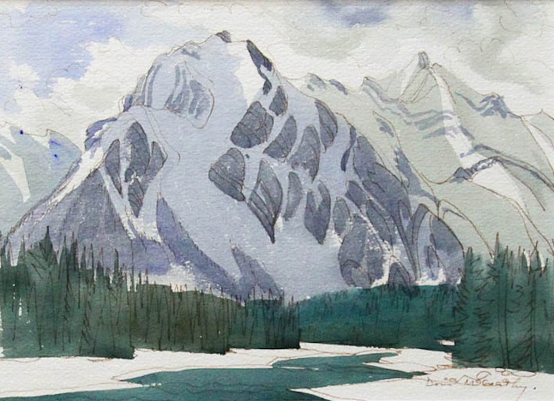Mountain Above the Whirlpool