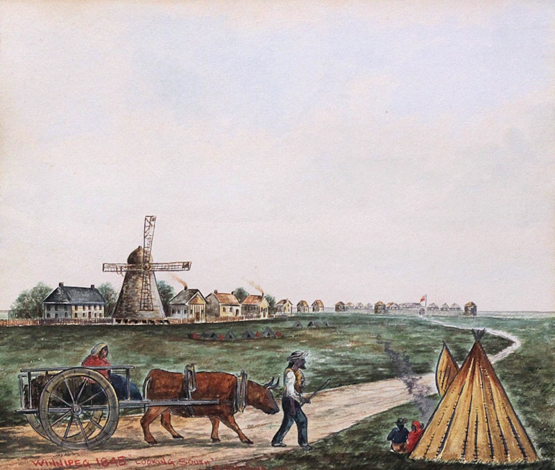 Winnipeg, 1845 (Looking South)