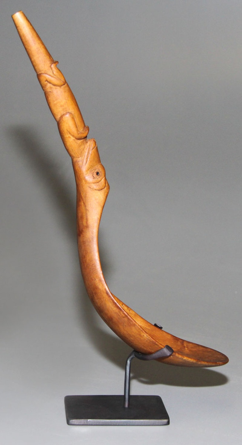Wooden Spoon with Figure Motif Thumbnail 2