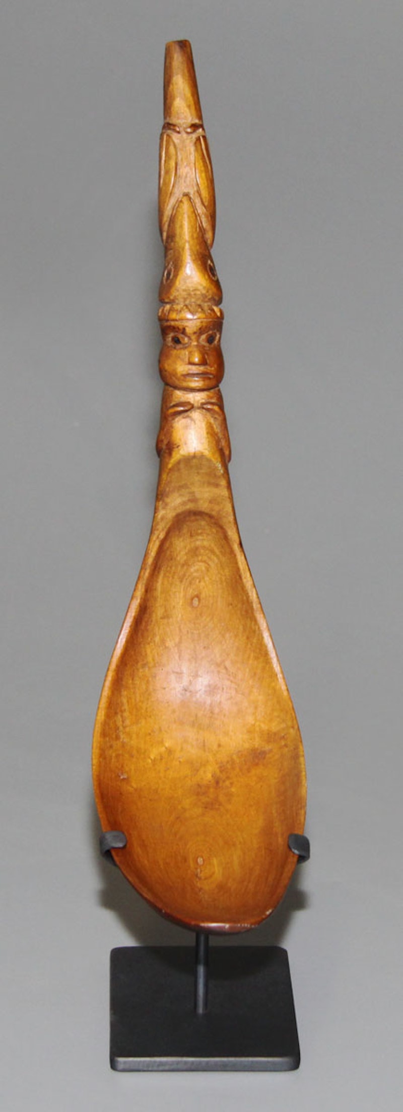 Wooden Spoon with (Raven and Shaman) Thumbnail 2