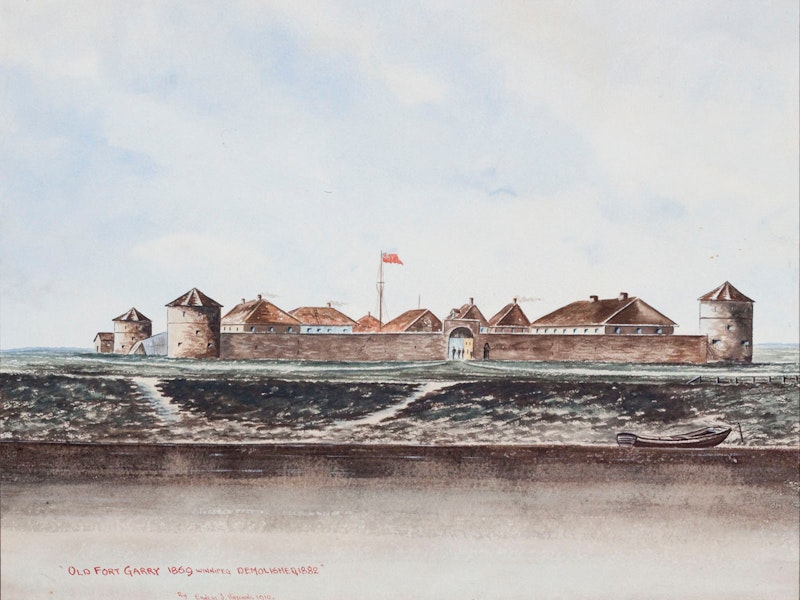 Old Fort Garry, 1869 (Demolished1882) Image 1