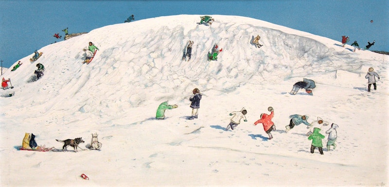 Eskimo Children Playing, Cape Dorset Image 1