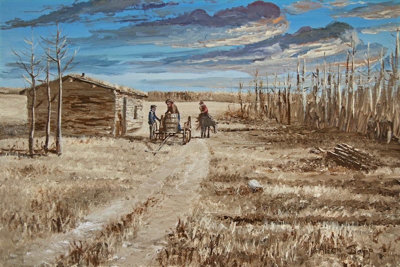 Allen Sapp - Simpler Days on the Prairies