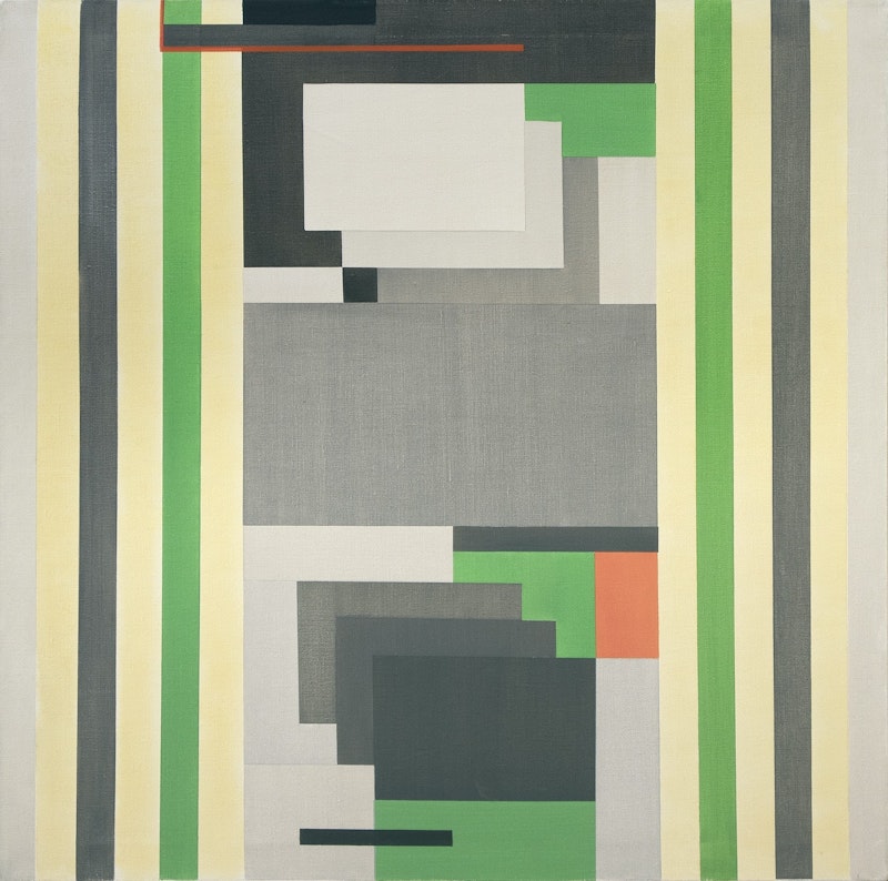 Untitled (Composition in Grey and Green) Image 1