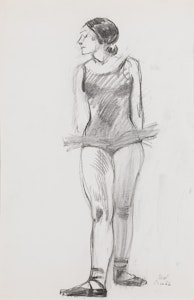 Model in Ballet Costume