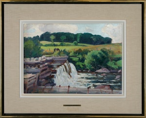 The Mill Dam, Christiville, P.Q.