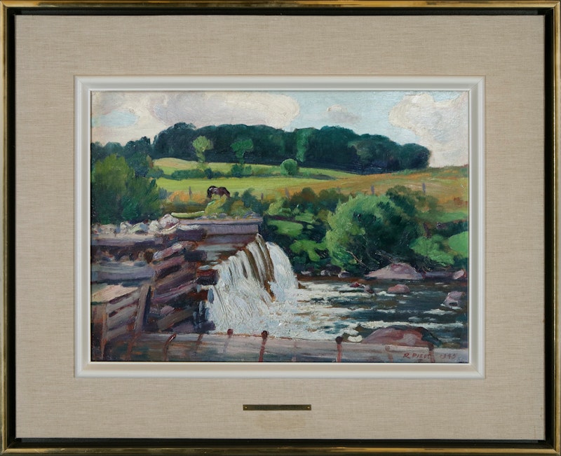 The Mill Dam, Christiville, P.Q.