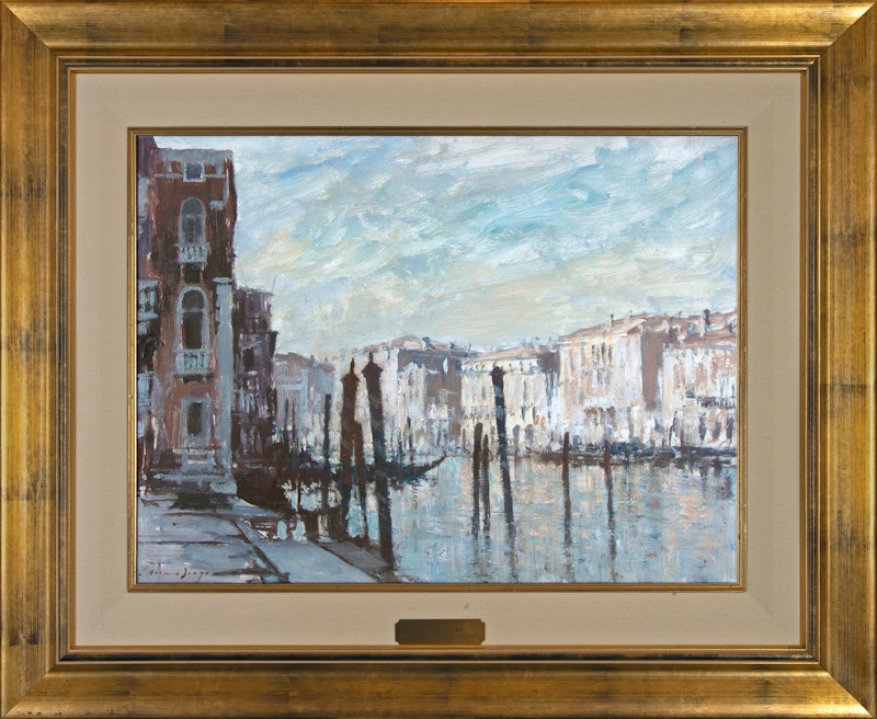 Mooring Posts, Grand Canal, Venice Thumbnail 2