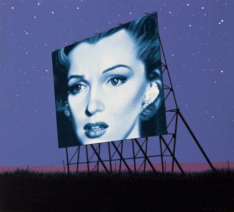 Marilyn Visits the Prairies 9/30 by Andrew Valko, 2012 Silkscreen on Paper - (14x15.5 in)