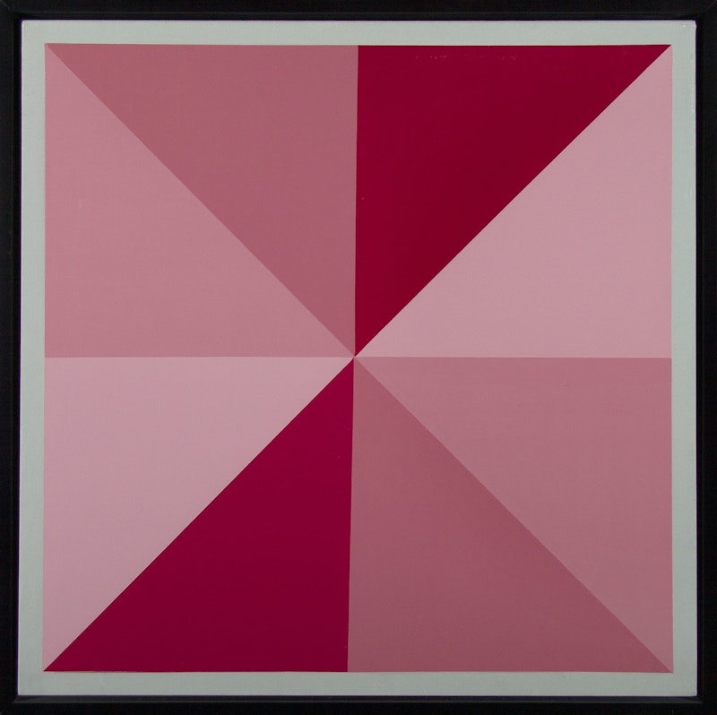 Composition 7486 (Red and Rose Star)