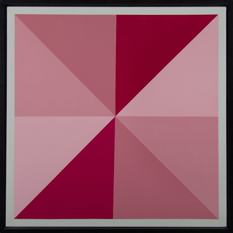 Composition 7486 (Red and Rose Star)