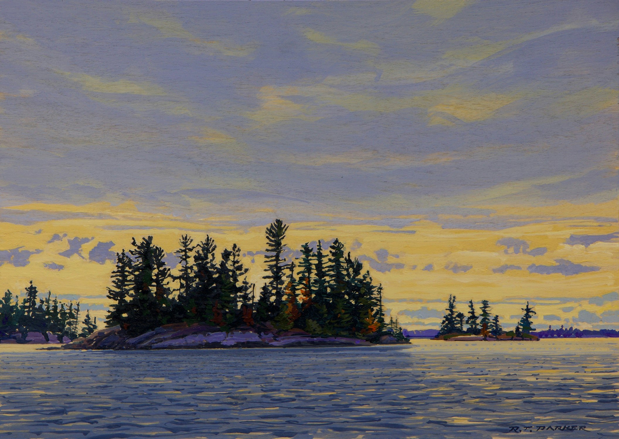 West of Oliver Island