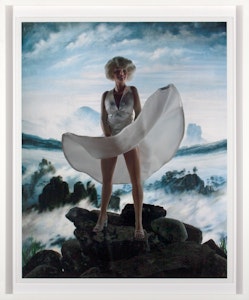 Wanderer Above a Sea of Ice (Marilyn) 8/20 by Diana Thorneycroft, 2012 Digital Photograph on Paper - (30x24 in) | Contemporary Artist