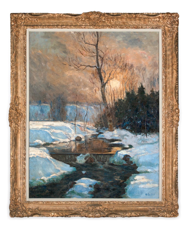 Winter Creek, Beaupré, Late Afternoon Image 1