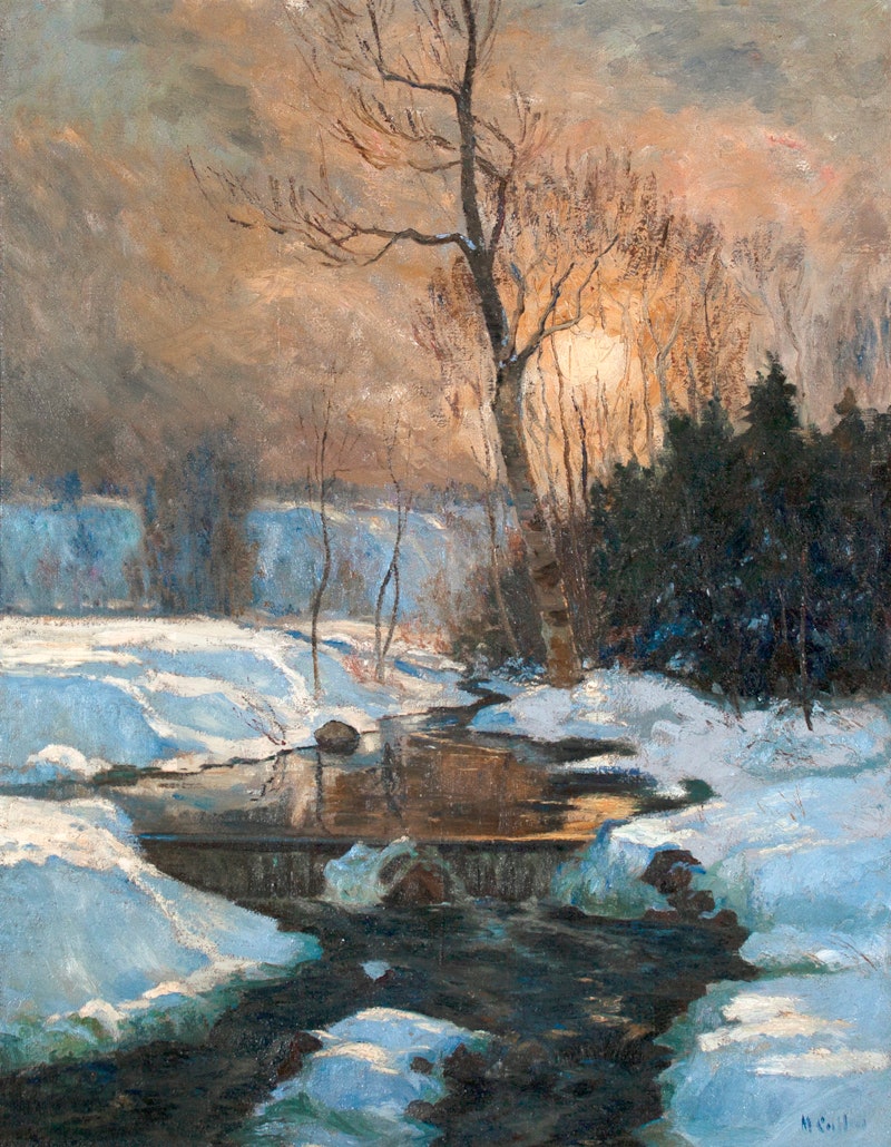 Winter Creek, Beaupré, Late Afternoon Image 3