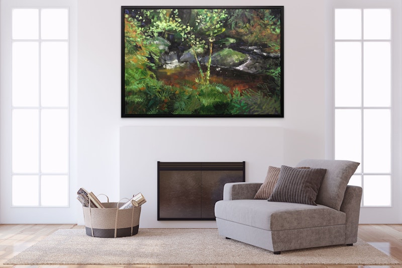 Untitled (Pond with Rocks) Thumbnail 3