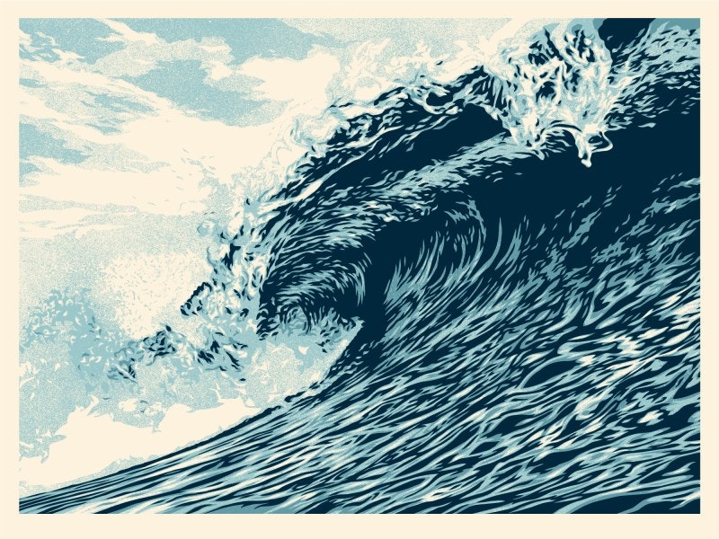 Wave of Distress - Blue/400