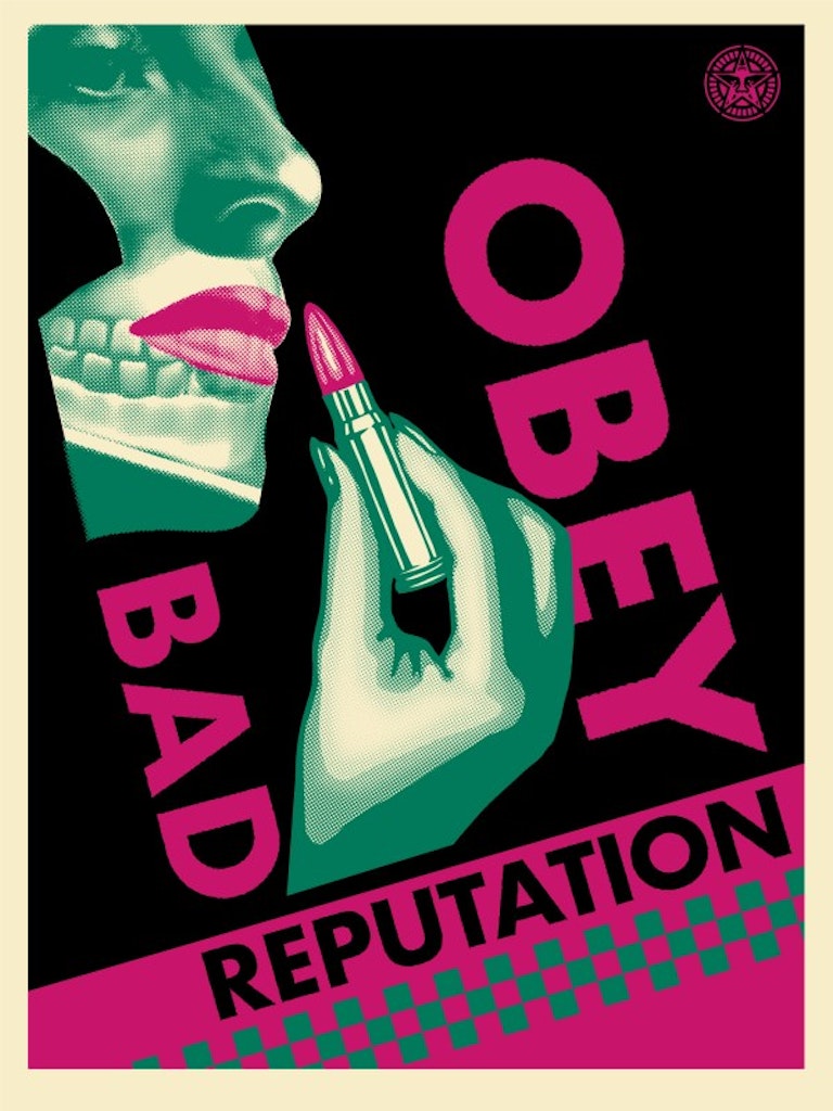Bad Reputation/350 by Shepard Fairey, 2019 Screen Print - (24x18 in)