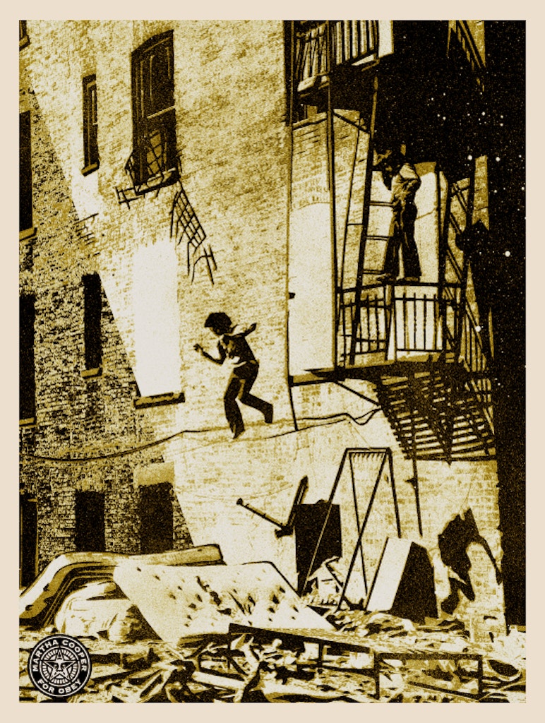 Leap of Faith 214/450 by Shepard Fairey Screen Print - (24x18 in)