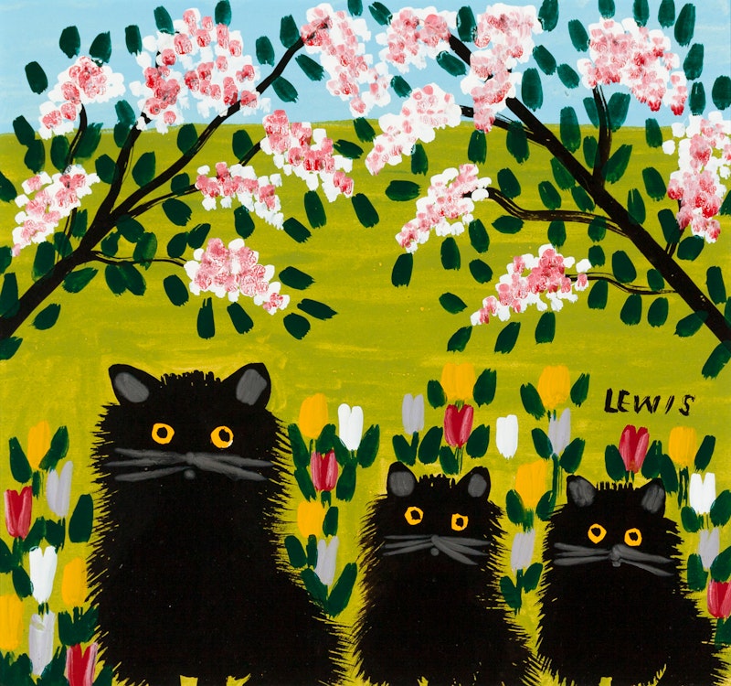 Three Black Cats Thumbnail 1