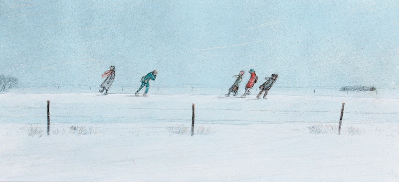 Prairie School Children’s Walk Home in Blizzard Thumbnail 1