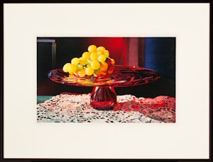 A Glow of Grapes on Garnet Glass 14/75