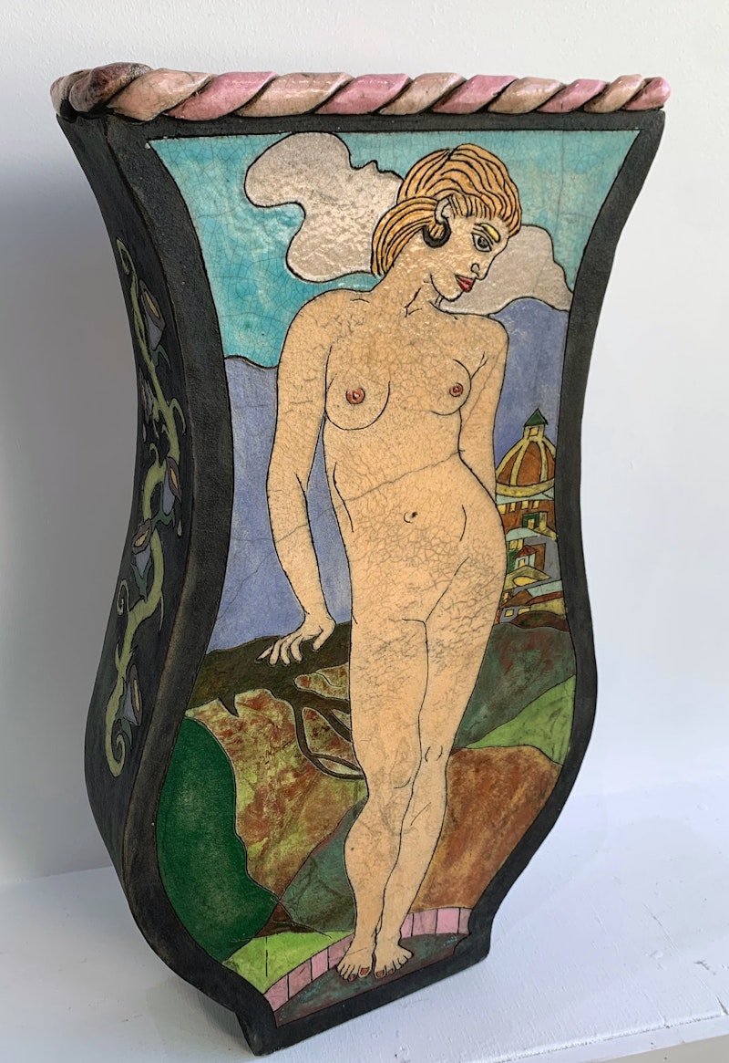 Vase with Classical Nude Thumbnail 2