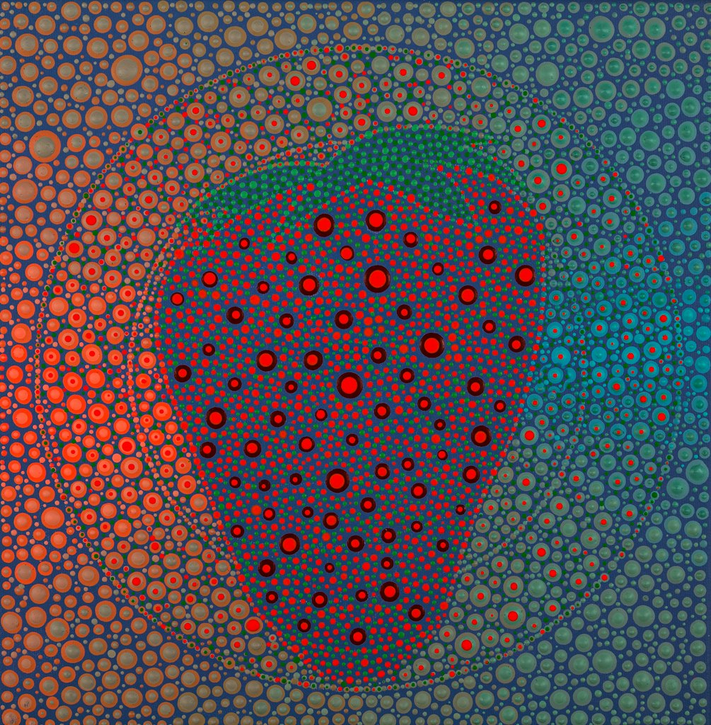 Hallo My Strawberry 8 8/10 by Ewa Tarsia, 2021 Acrylic On Canvas - (12x12 in)