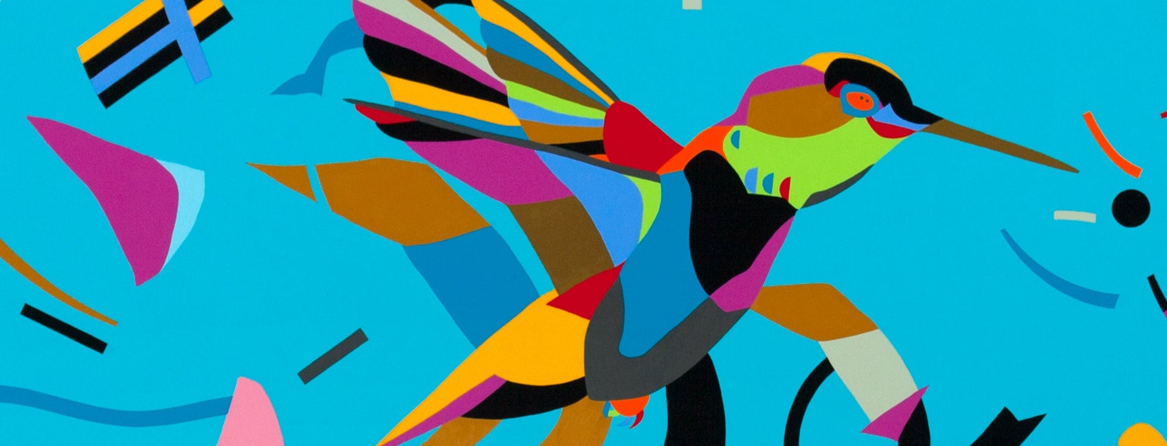 barseybanner Modern Art, Art, Graphics, Bird, Animal